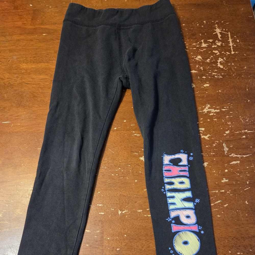Champion Black Leggings Athletic Wear